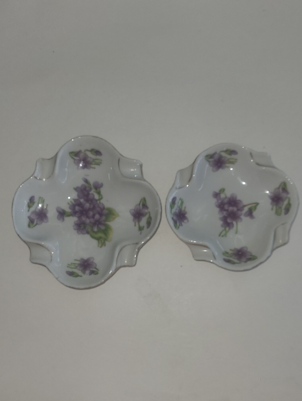Lot Of 2 Vintage Japanese Ashtrays